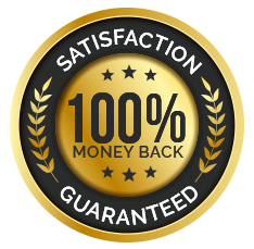 100% Money Back Guarantee seal