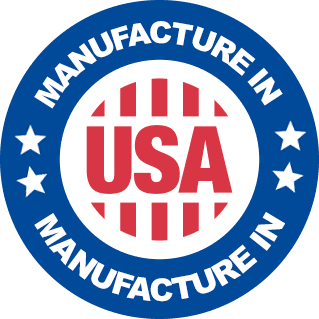 Manufactured in USA badge